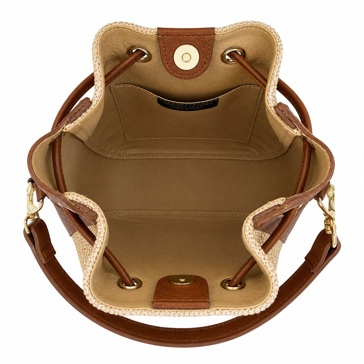 Borsa secchiello Ines Rafia