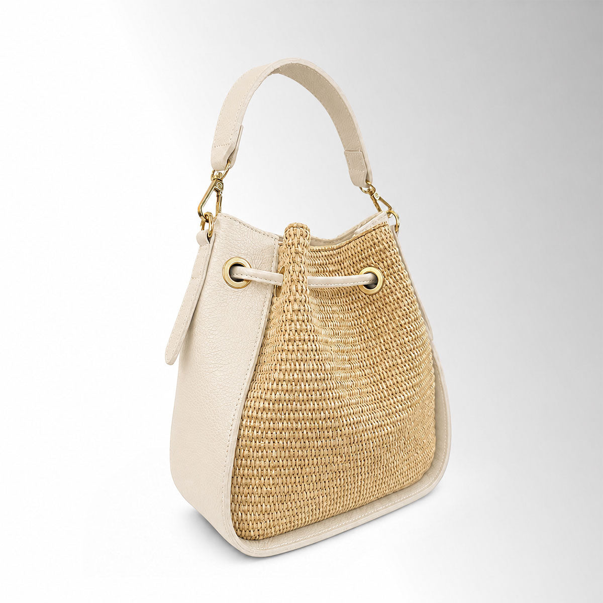 Borsa secchiello Ines Rafia