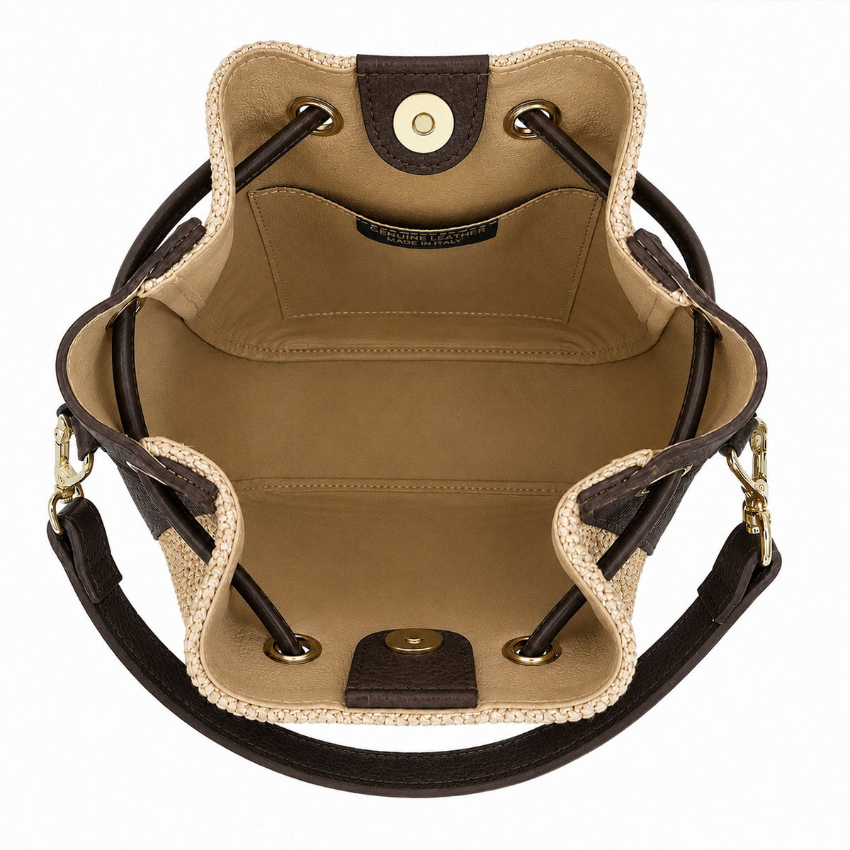 Borsa secchiello Ines Rafia