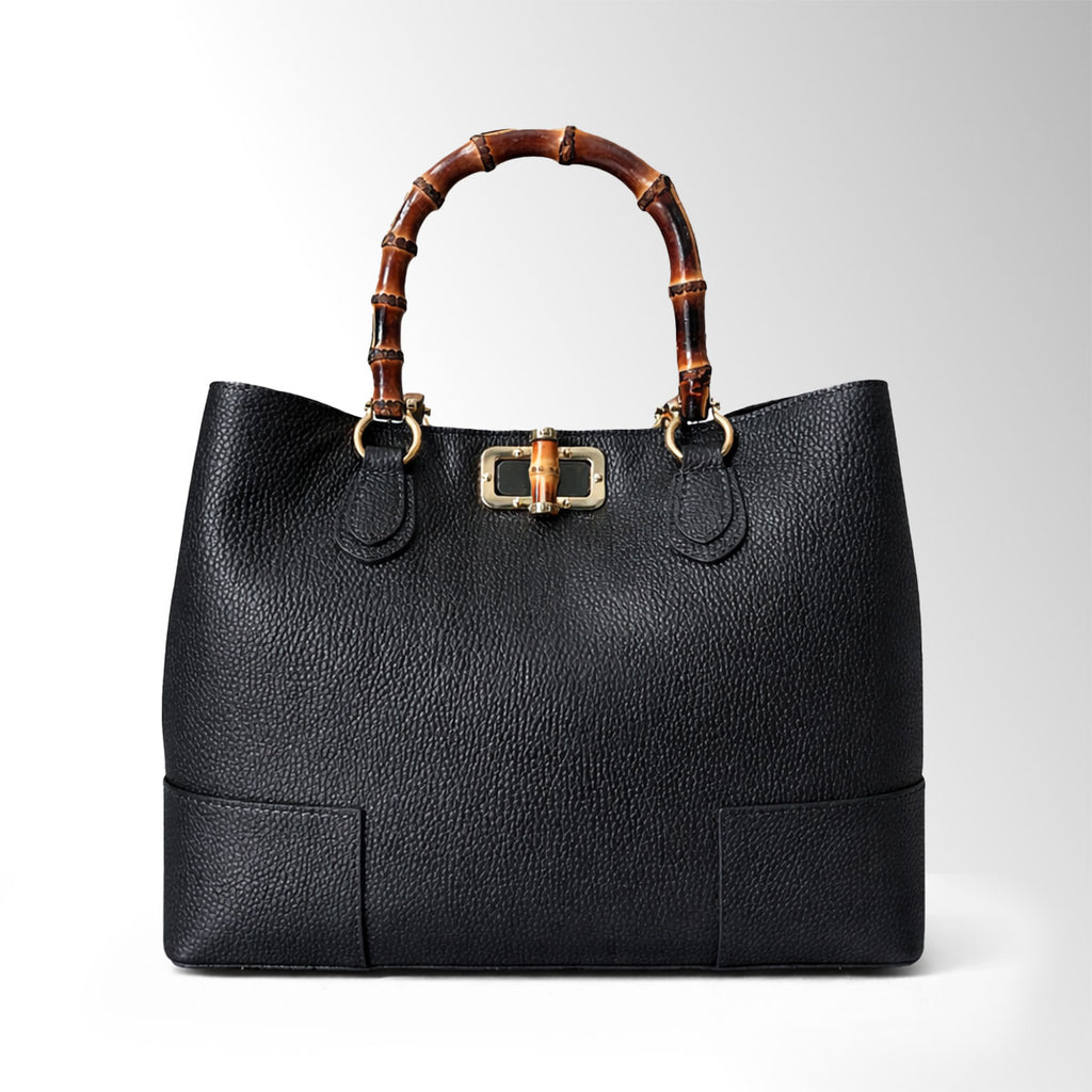 Borsa Maia Bambù - Nero