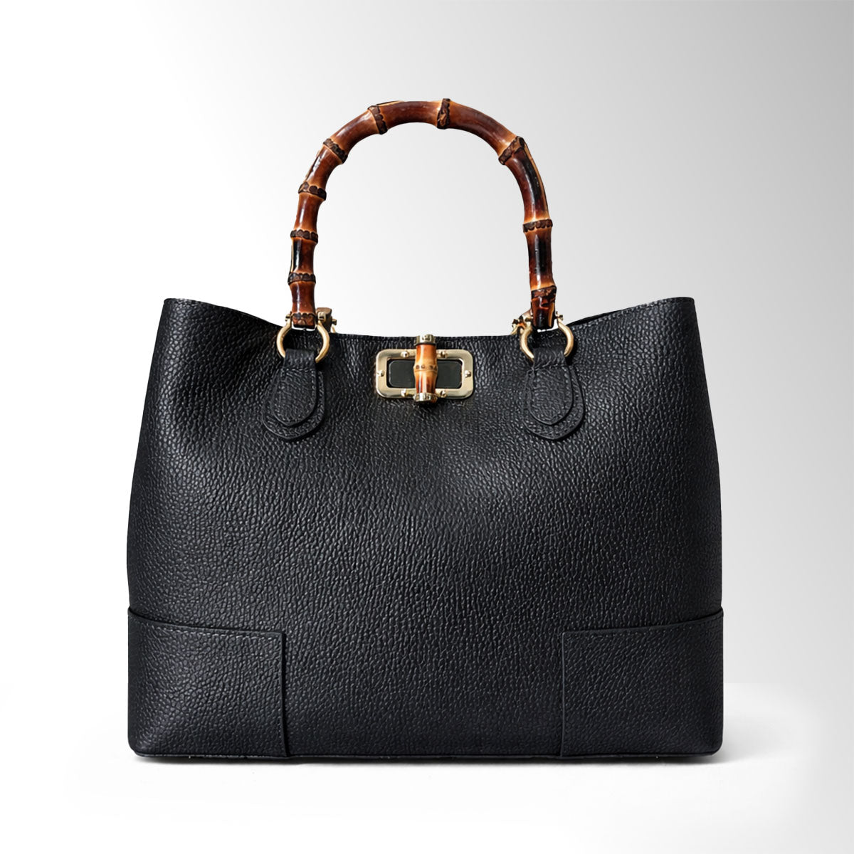 Borsa Maia Bambù - Nero