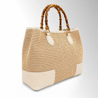Borsa Maia Bambù - Rafia