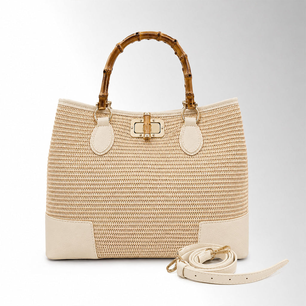 Borsa Maia Bambù - Rafia