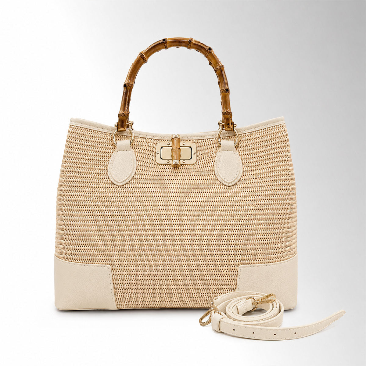 Borsa Maia Bambù - Rafia
