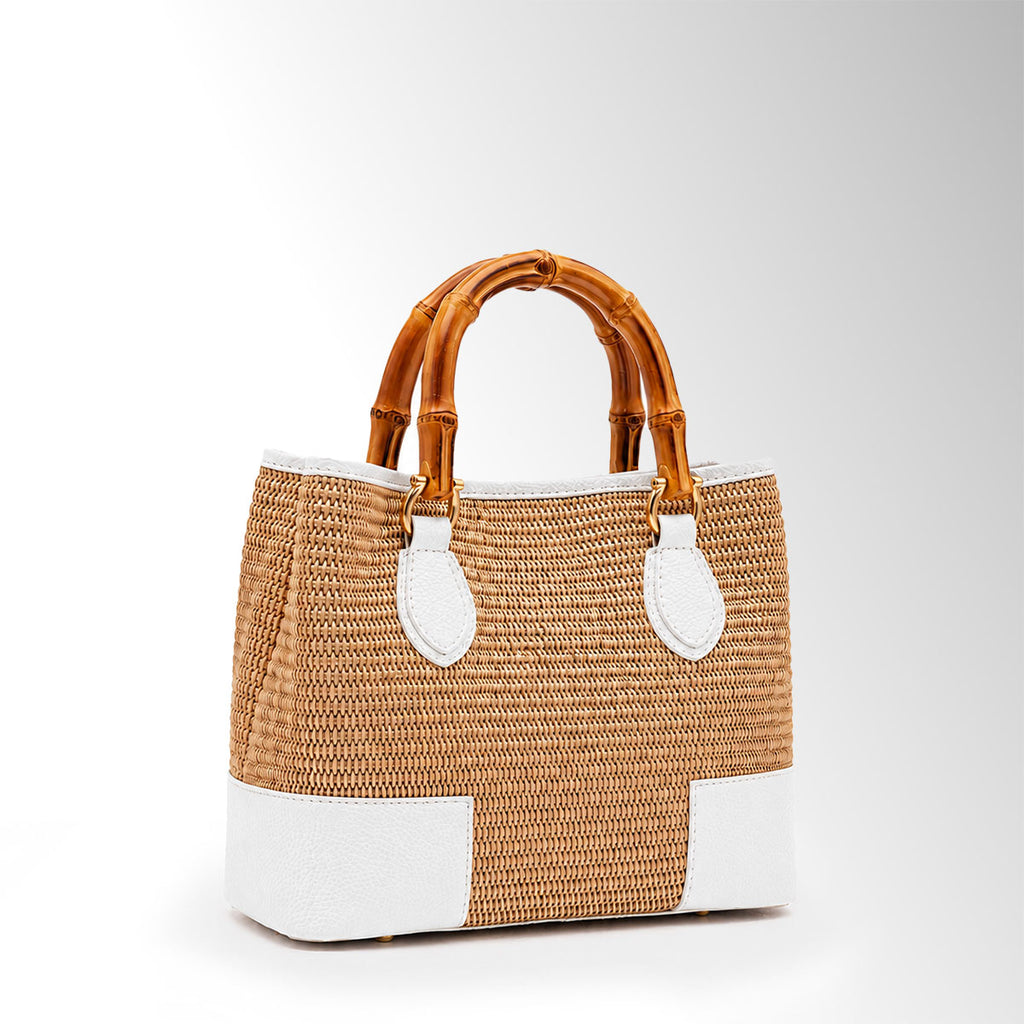 Borsa Maia Bambù Mid - Rafia