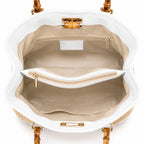 Borsa Maia Bambù Mid - Rafia