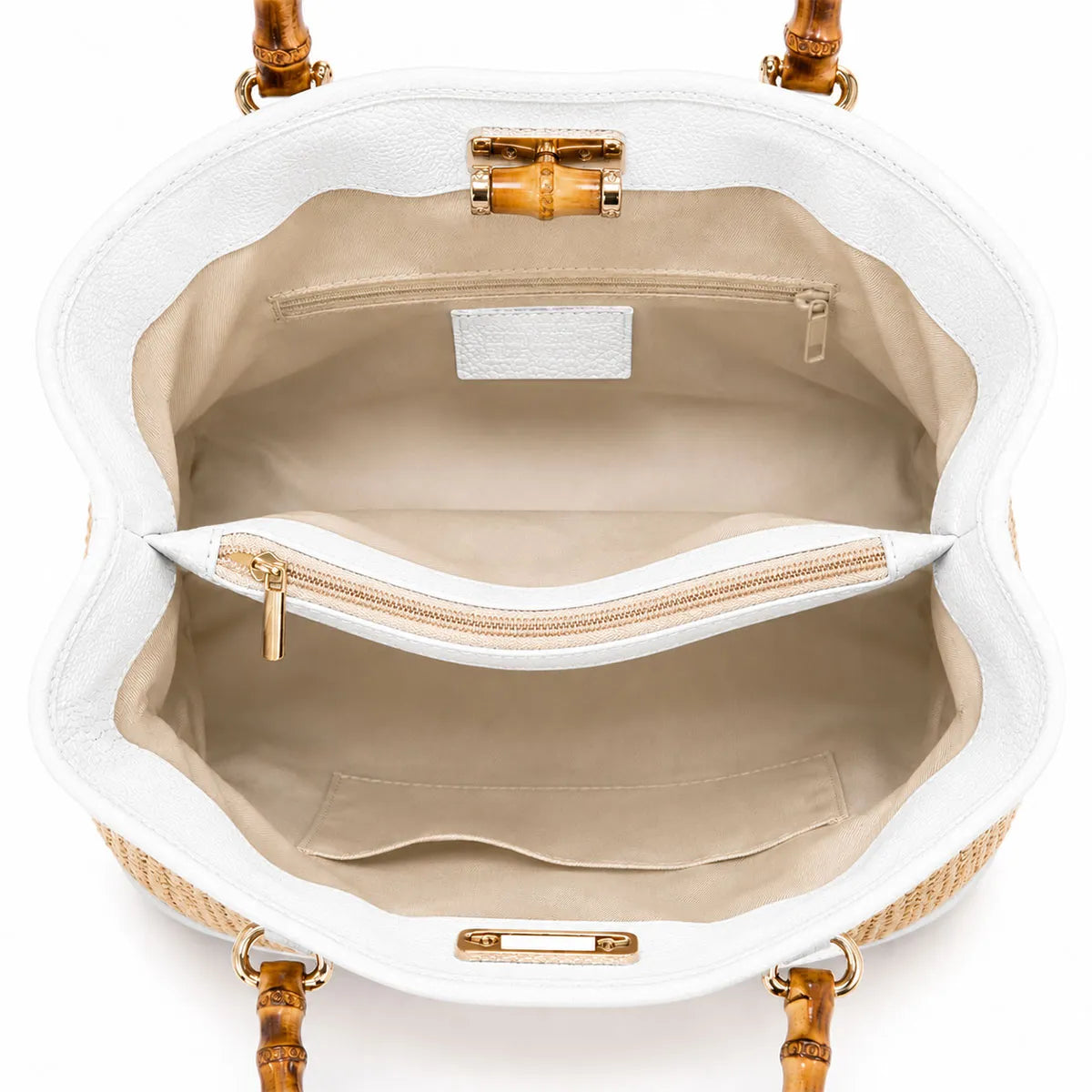 Borsa Maia Bambù Mid - Rafia
