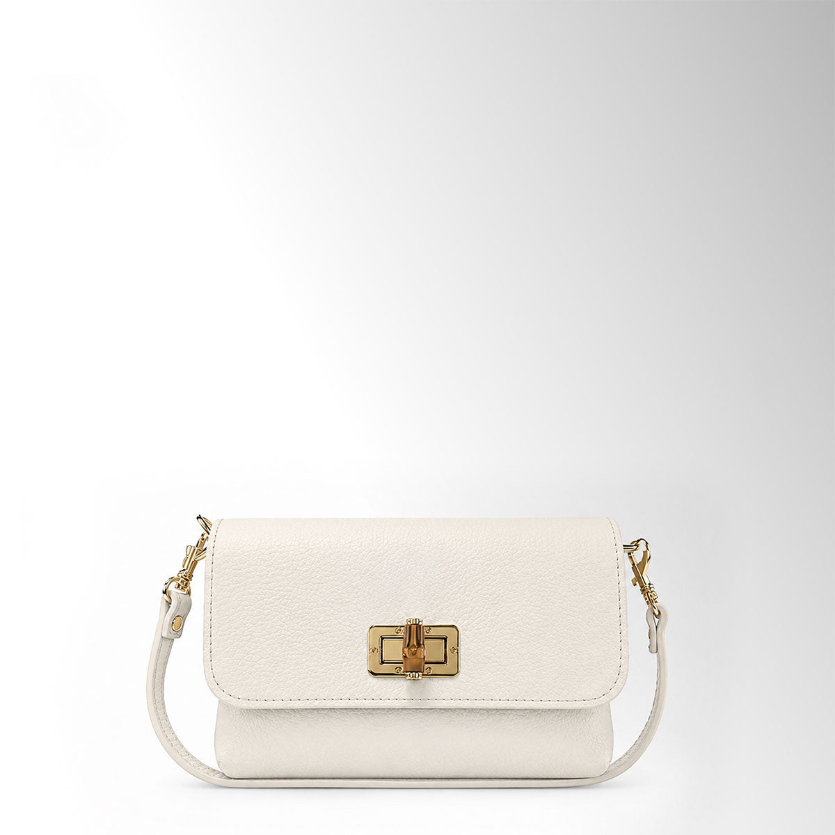 Borsa Margot Pelle Bambù - Latte