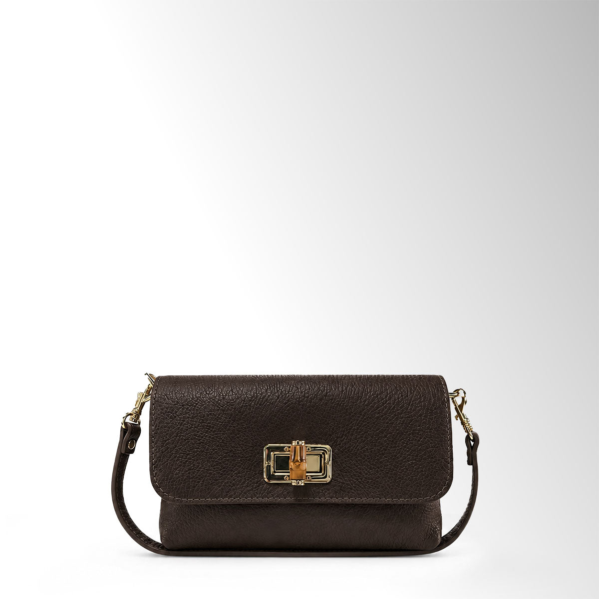 Borsa Margot Pelle Bambù - Testa di Moro