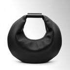Borsa Moon - Nero Fior di Pelle