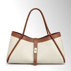 Borsa Nora - Beige Cuoio Pelle Dollaro