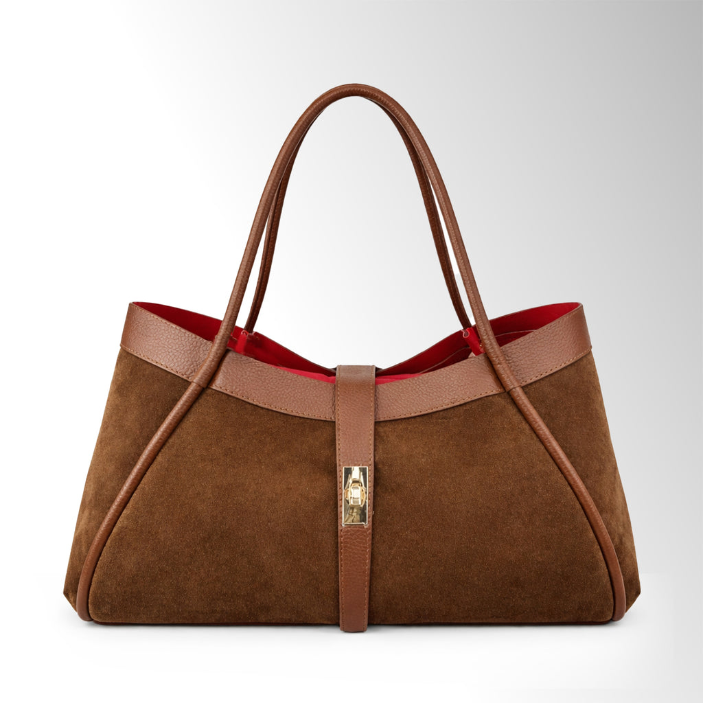 Borsa Nora Camoscio - Cuoio
