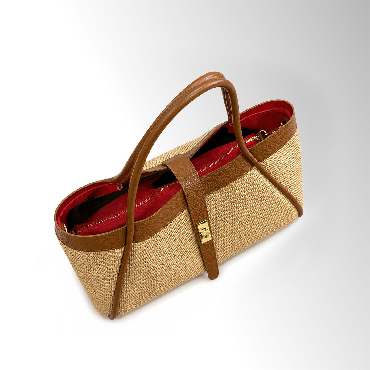 Borsa Nora mid Rafia
