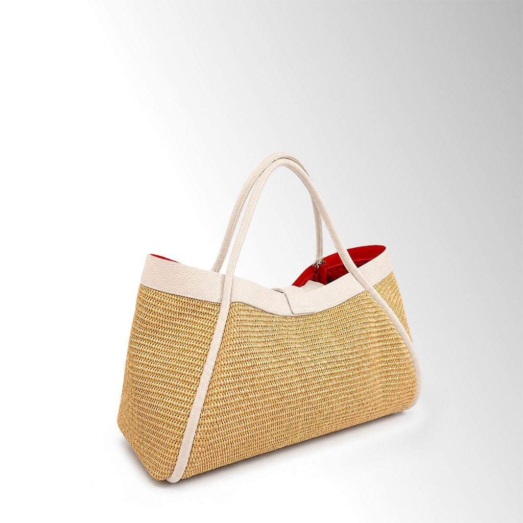 Borsa Nora mid Rafia
