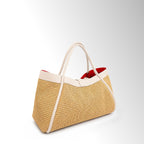 Borsa Nora mid Rafia