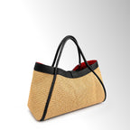 Borsa Nora mid Rafia