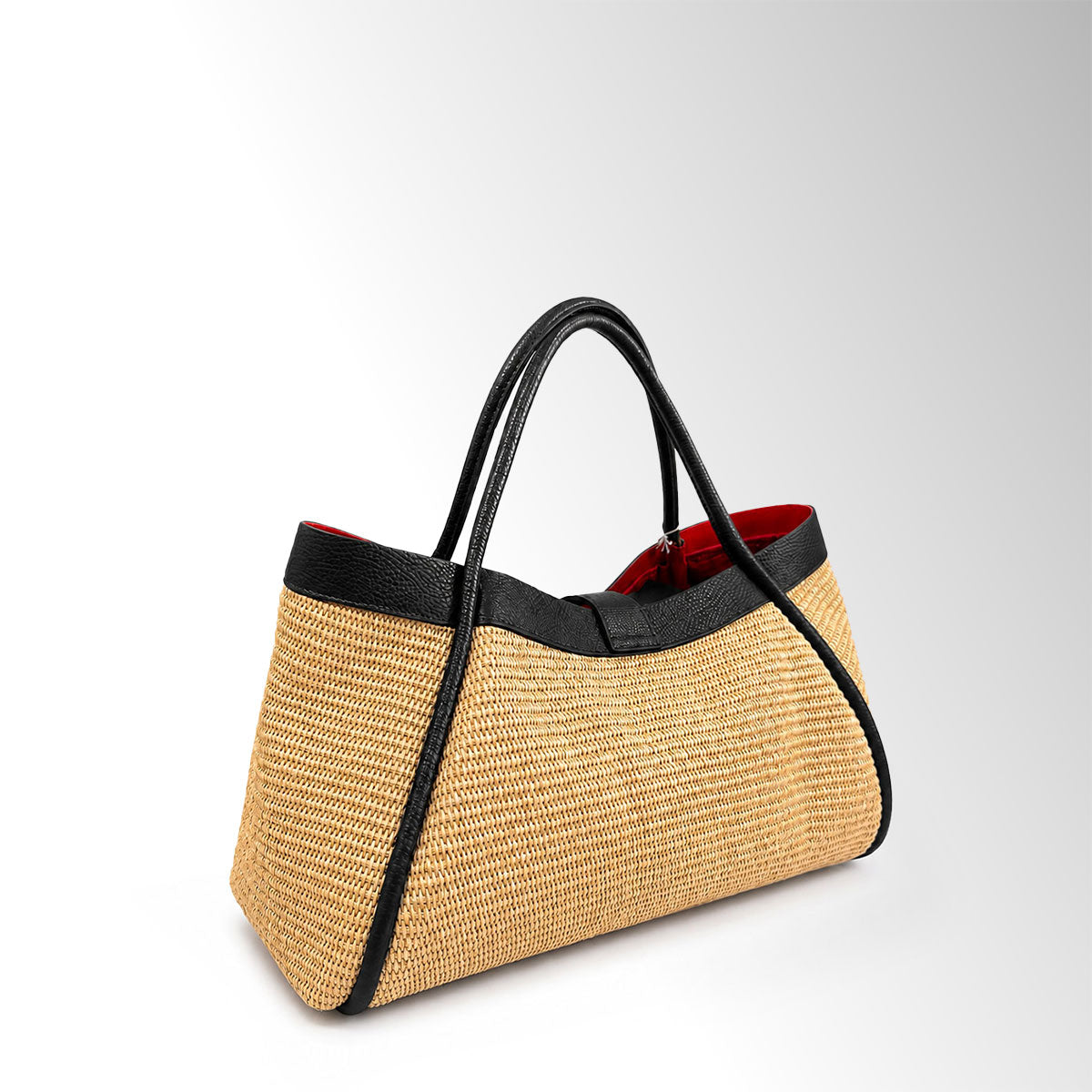 Borsa Nora mid Rafia