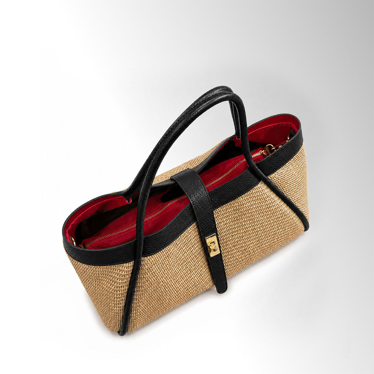 Borsa Nora mid Rafia