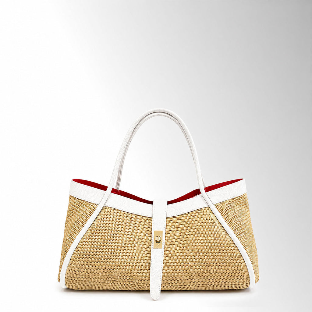 Borsa Nora mid Rafia