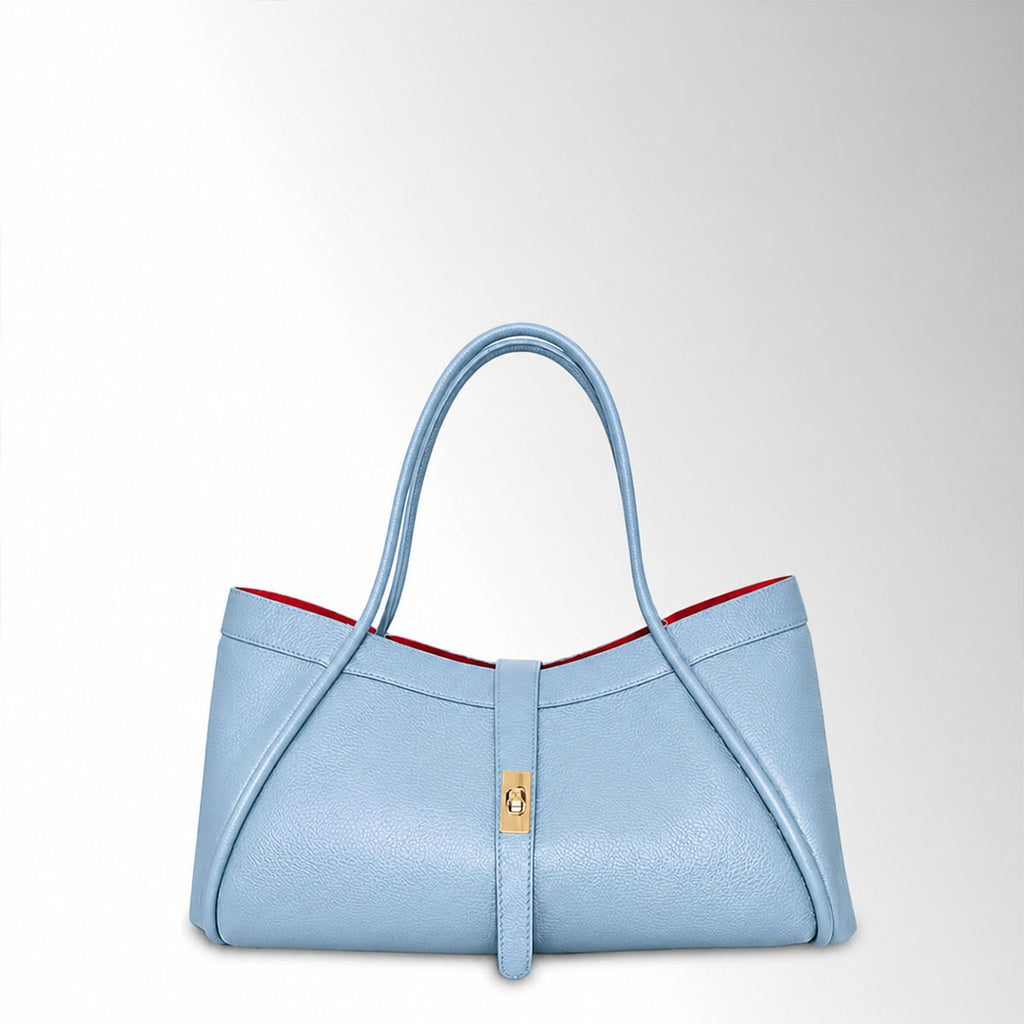 Borsa Nora mid - Cielo interno rosso