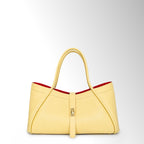 Borsa Nora mid - Giallo interno rosso