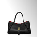 Borsa Nora mid - Nero interno rosso