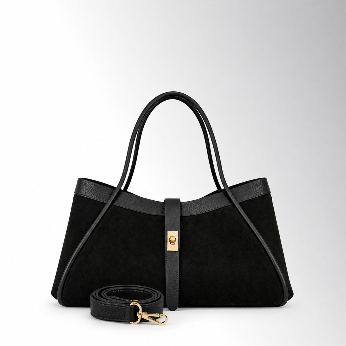 Borsa Nora mid camoscio