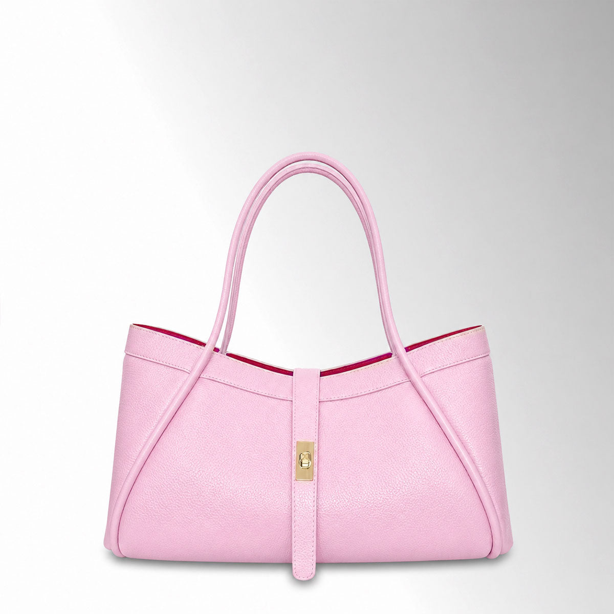 Borsa Nora mid - Rosa interno rosso