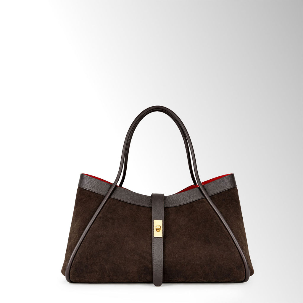 Borsa Nora mid camoscio