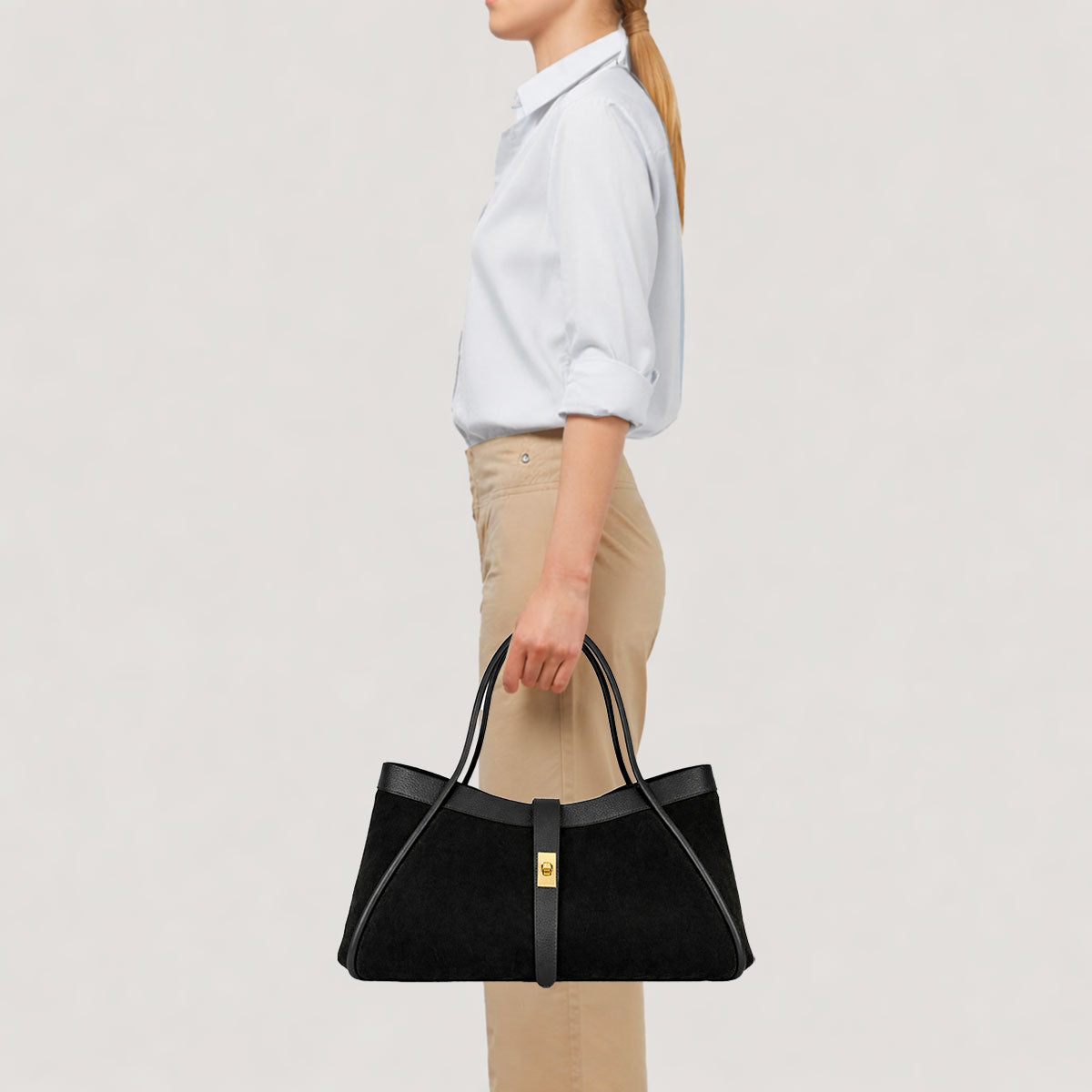 Borsa Nora camoscio