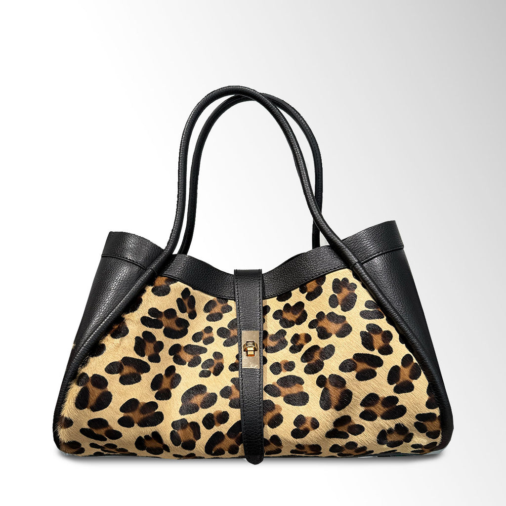 Borsa Nora Limited Edition Animalier - Cavallina Maculato G