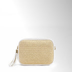 Borsa Soap Rafia - Rafia pelle Bianco