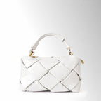 Borsa Trecy a intreccio - Bianco