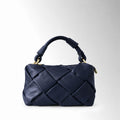Borsa Trecy a intreccio - Blu Notte