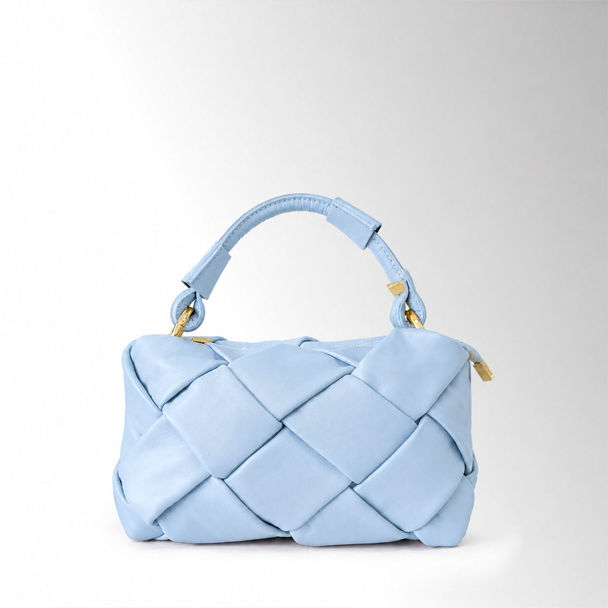 Borsa Trecy a intreccio - Cielo