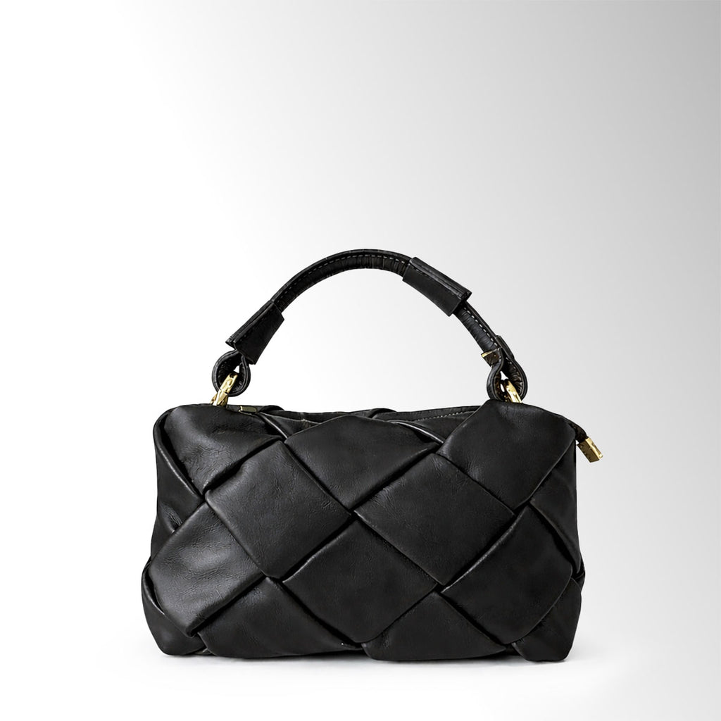 Borsa Trecy a intreccio - Nero