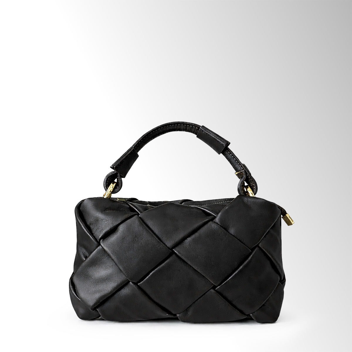Borsa Trecy a intreccio - Nero