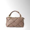 Borsa Trecy a intreccio - Taupe