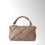 Borsa Trecy a intreccio - Taupe