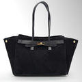 Borsa Victoria Camoscio - Nero camoscio