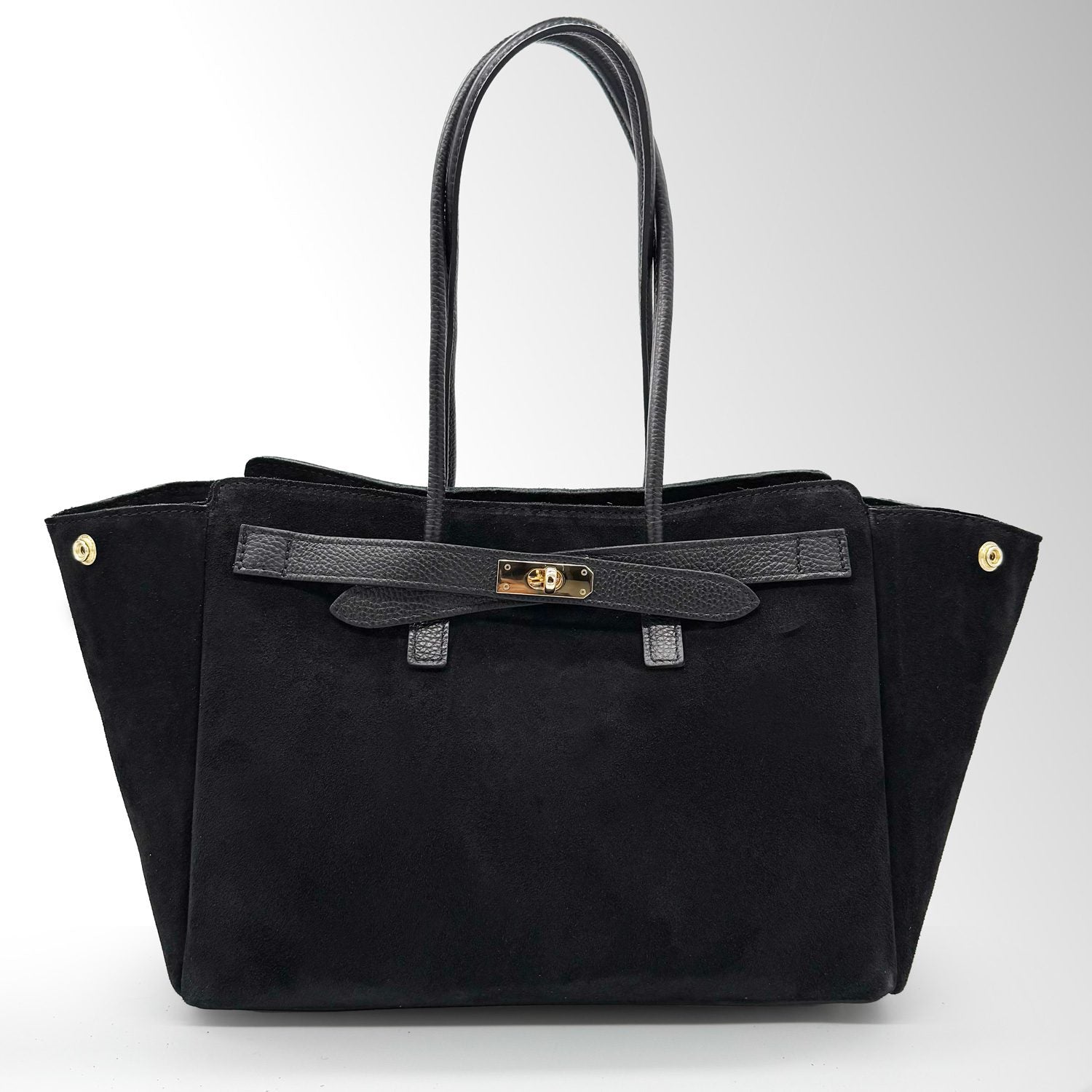 Borsa Victoria Camoscio - Nero camoscio