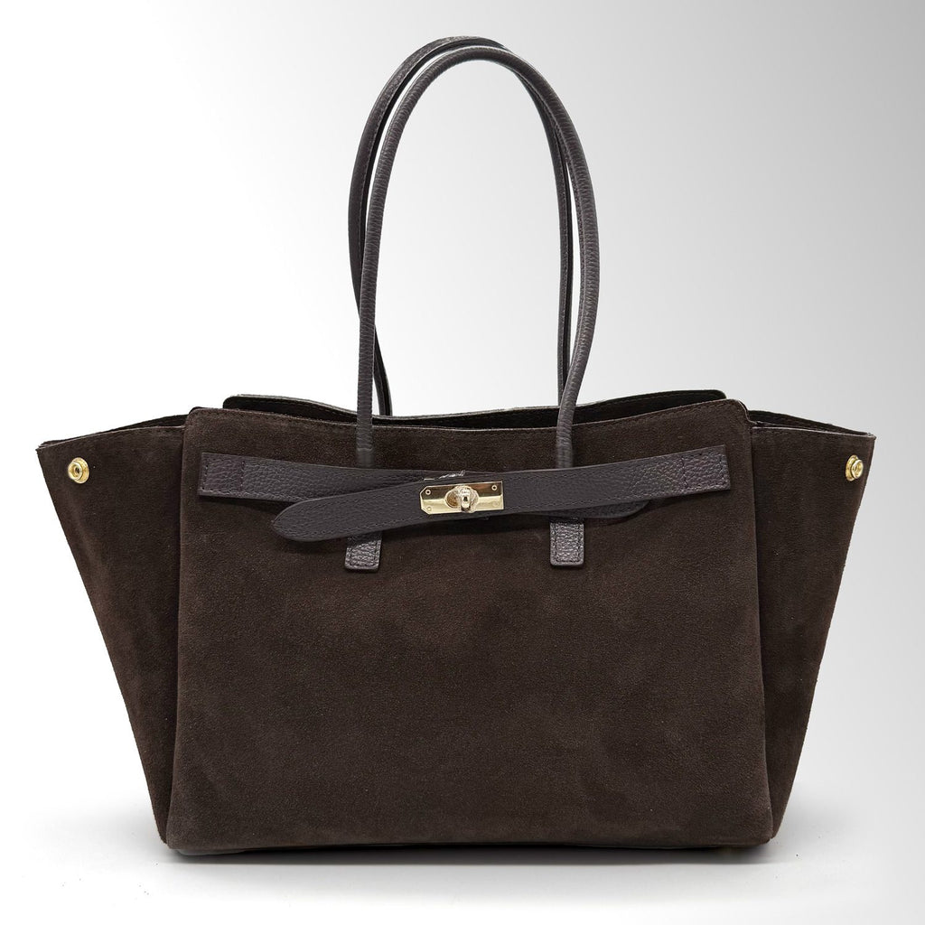 Borsa Victoria Camoscio - Testa di Moro camoscio