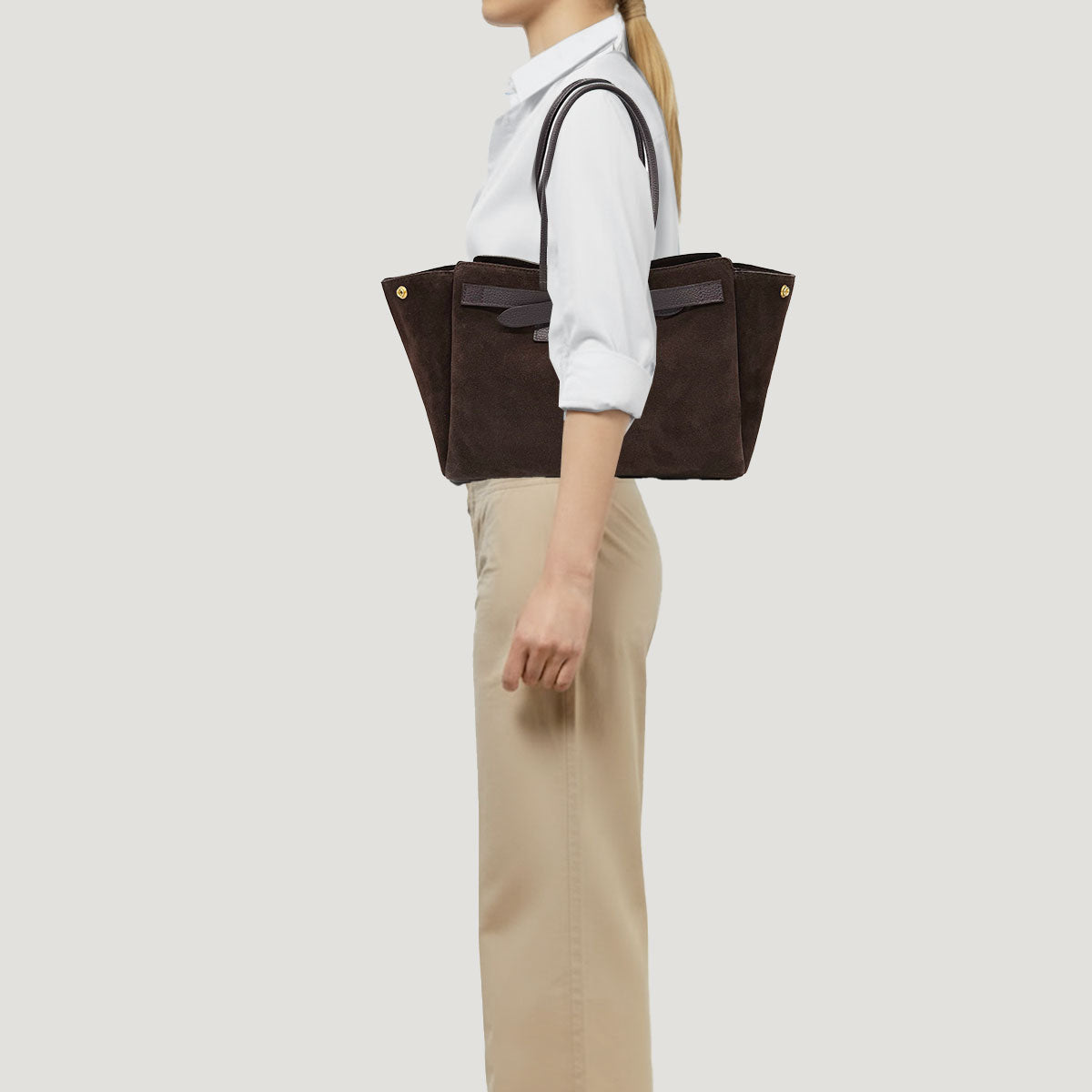 Borsa Victoria camoscio
