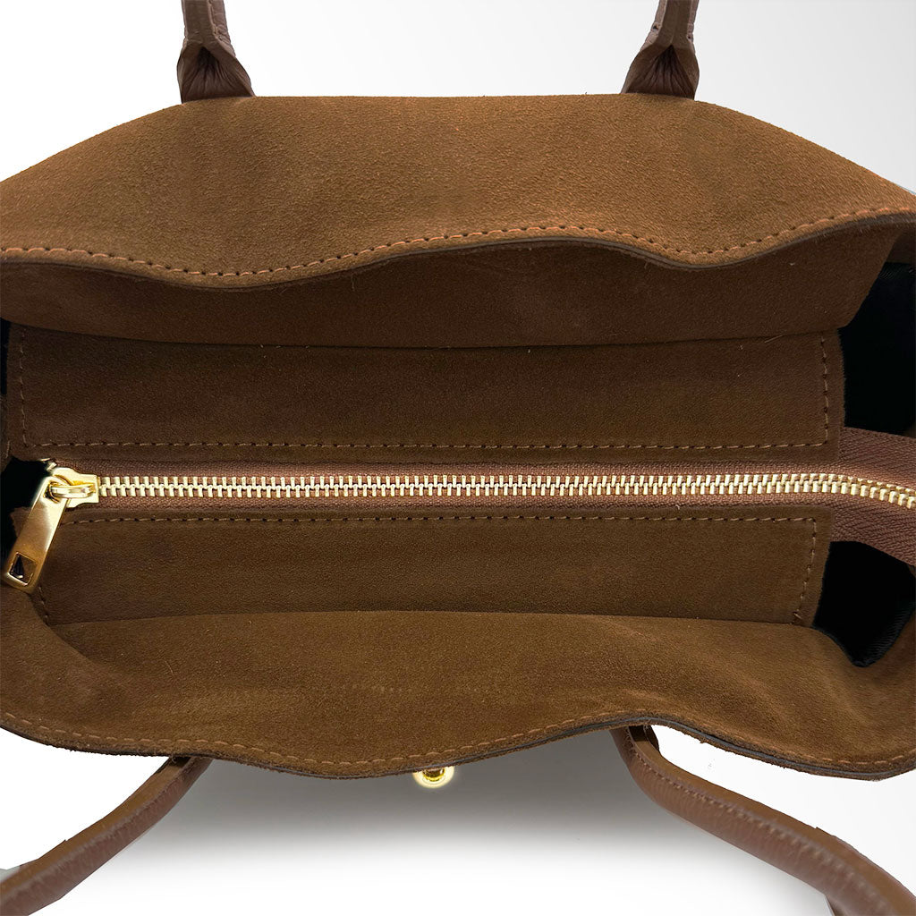Borsa Victoria camoscio
