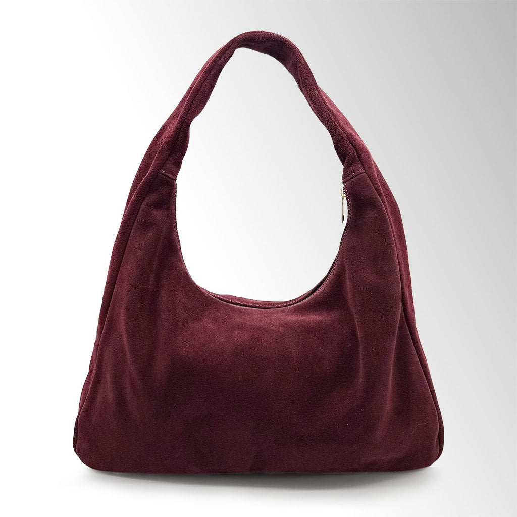 Borsa Zena Camoscio - Bordeaux